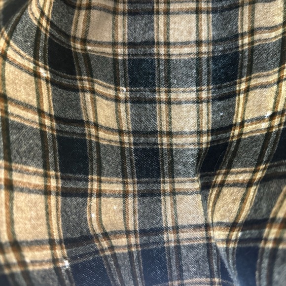Vintage Pendleton Wool Board Flannel Plaid Loop Collar Flap Pockets Men's XL - Picture 14 of 14